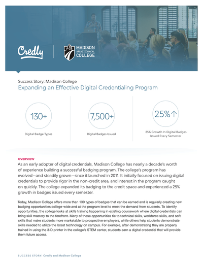 Expanding an Effective Digital Credentialing Program image