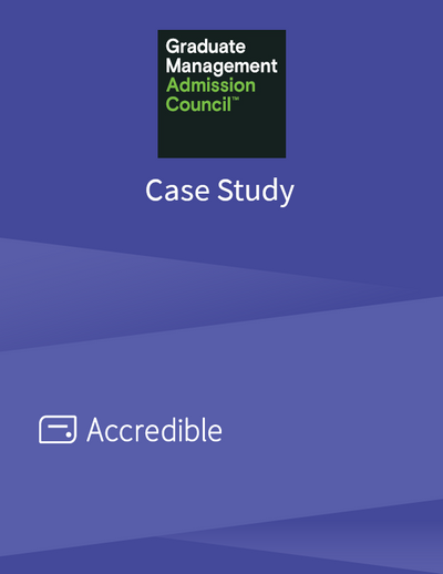 How GMAC Use Digital Credentials to Increase Visibility of their Admissions Institute for New Professionals Program image